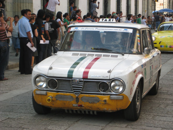 Old Alfa Romeo taxi