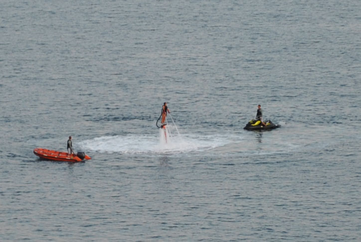 Mr. Bond, you are cleared for take-off.
